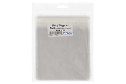 Poly Bag fit 5x5 Square 50 Pk - Default (POL5550)