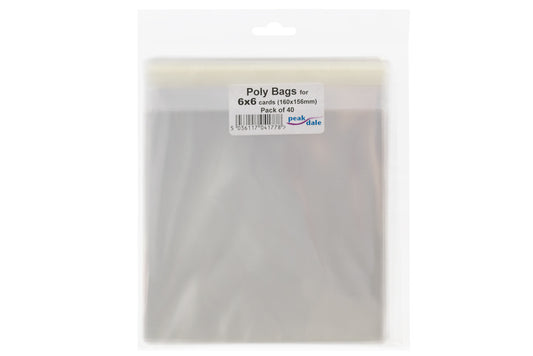 Poly Bag fit 6x6 Square 40 Pack - Default Title (POL6640)