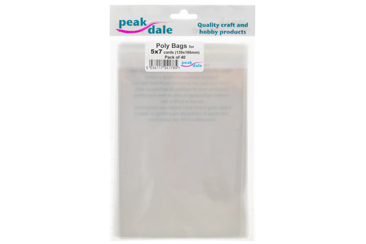 Poly Bag fit 5x7 size 40 Pack - Default Title (POL7X540)