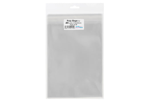 Poly Bag fit A5 size 30 Pack - Default Title (POLA530)