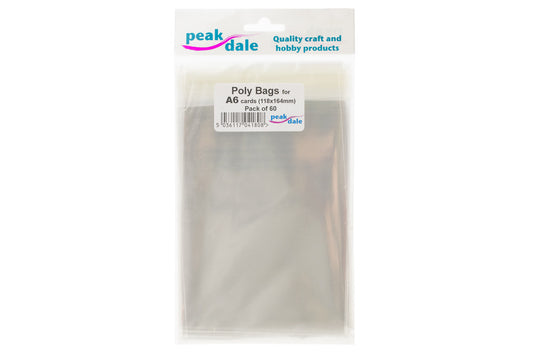 Poly Bag fit A6 size 60 Pack - Default Title (POLA660)