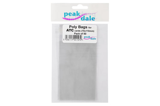 Poly Bag fit ATC 70x110mm Pack of 50 - Default Title (POLATC50)