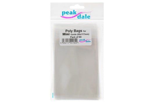 Poly Bag fit Mini size 60 Pk - Default (POLMINI50)