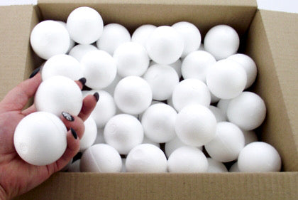 Polystyrene Ball 50mm Box 60 - Default Title (POLYBALL50BOX60)