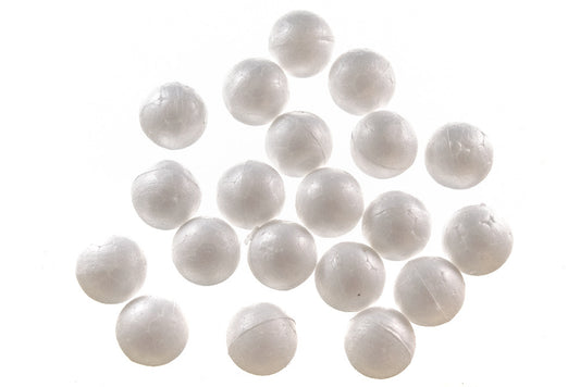 Polystyrene LD Foam Ball 25mm Pack of 20 - Default Title (POLYFOBALL25)