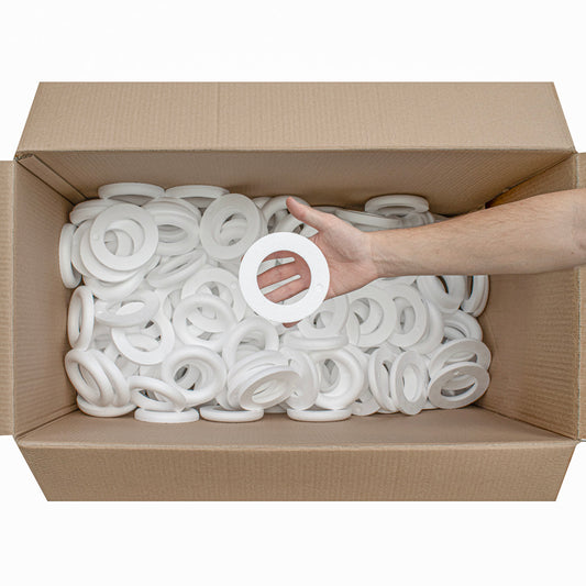 Polystyrene Ring 120mm CASE 500 - Default Title (POLYRING120CASE)