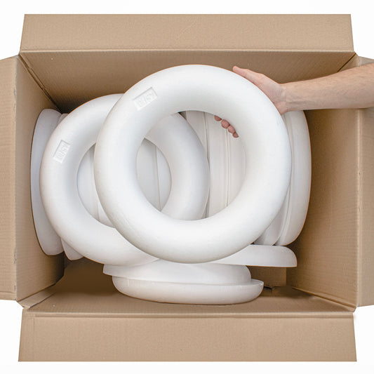 Polystyrene Ring 450mm CASE 15 - Default Title (POLYRING450CASE)
