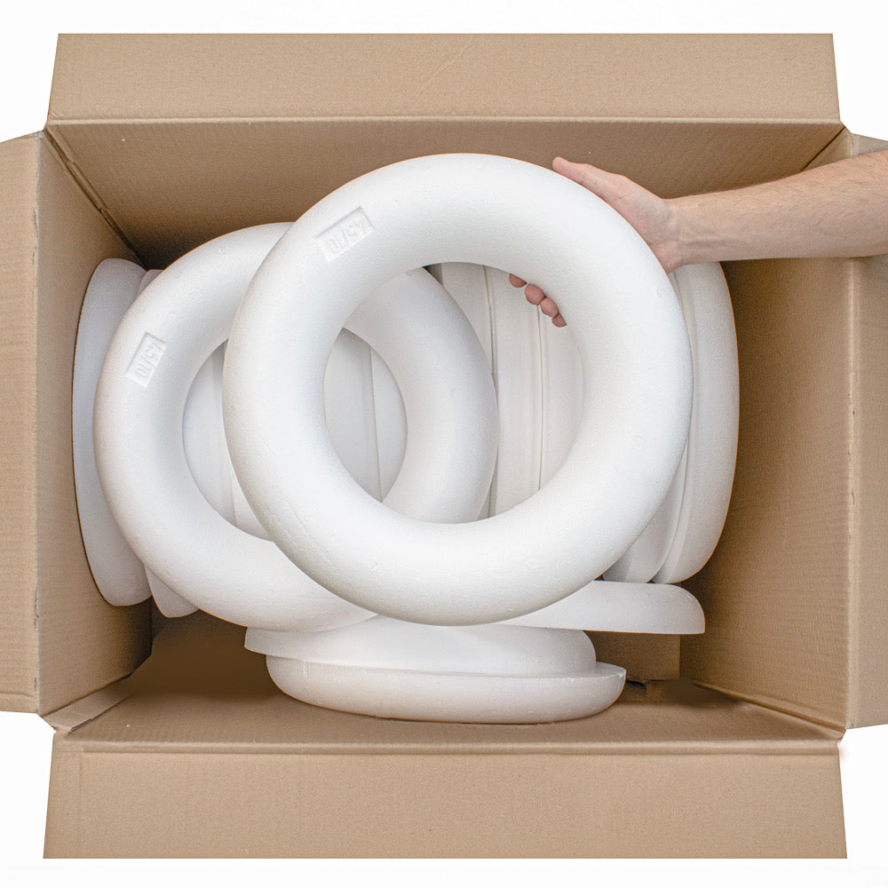 Polystyrene Ring 450mm CASE 15 - Default Title (POLYRING450CASE)