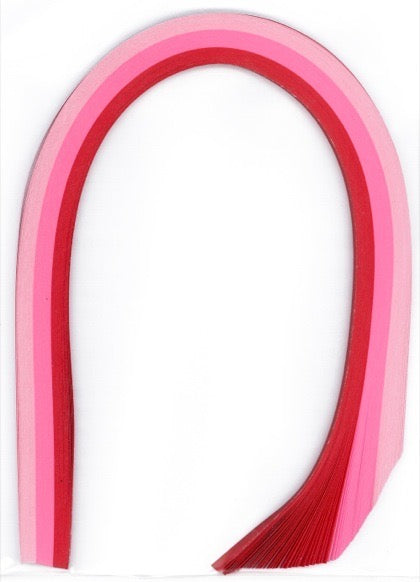 Quill Paper 3mm PINKS 4 Pack of 100 - Default Title (QUILL3-4ASSPINKS)