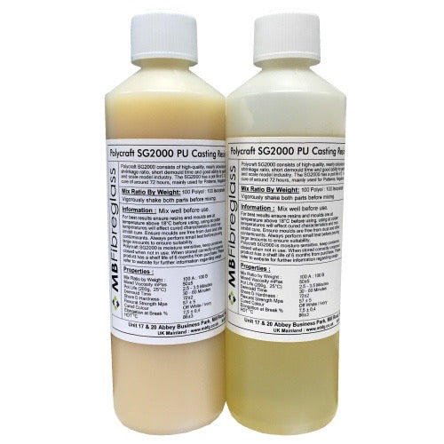 Polycraft SG2000 Polyurethane Casting Resin 500g - Default Title (RESINPOL500)