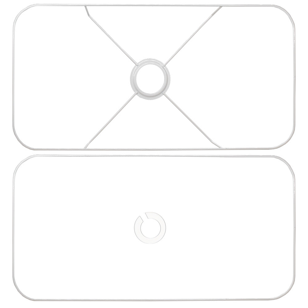Lampshade Frame Rectangle (Rounded) 20 x 40cm - Default Title (RINGFRAMRECT40)