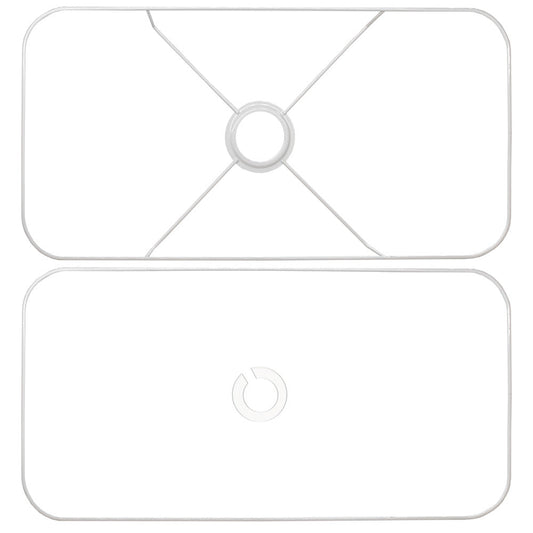 Lampshade Frame Rectangle (Rounded) 20 x 40cm - Default Title (RINGFRAMRECT40)