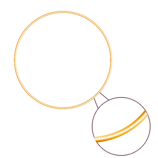 Metal Ring GOLD Colour 200mm (8 inch) - Default Title (RINGMGOLD8)