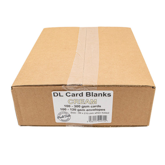 Cards Singlefold DL Cream Pack of 100 - Default Title (SFDLCRX100)