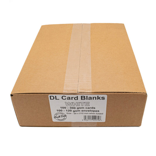 Cards Singlefold DL White Pack of 100 - Default Title (SFDLWHX100)
