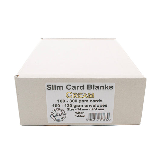 Cards Singlefold Slim Cream Pack of 100 - Default Title (SFSLCRX100)