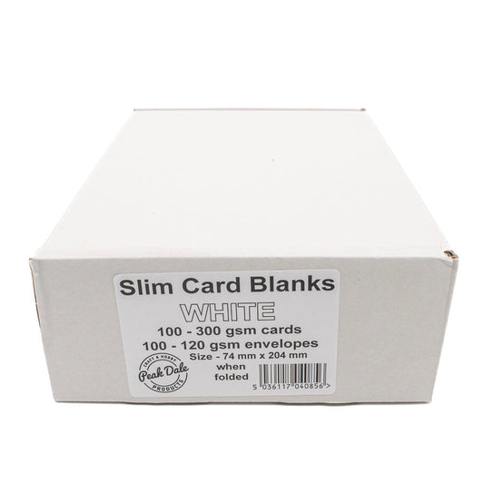 Cards Singlefold Slim White Pack of 100 - Default Title (SFSLWHX100)
