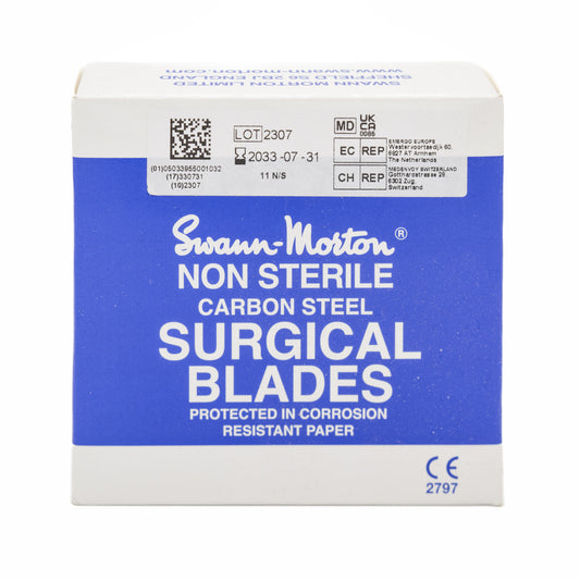 Swann Morton 0103 Scalpel Blades 11 Box 100 - Default Title (SMBLA11BOX100)