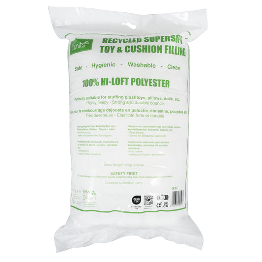 Toy Stuffing Recycled Polyester 250g