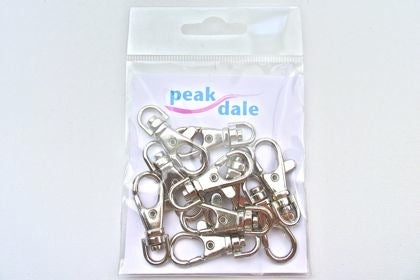 Swivel Hook 40mm Nickel Plated Pack of 10 - Default Title (SWHOOK40)