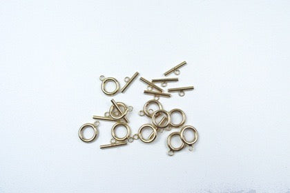 T Bar Fastener Gilt Plated Pack of 10 - Default Title (TBARG)