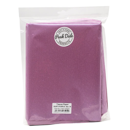 Tissue Paper DUSTY PURPLE Pack of 24 - Default Title (TISS24DUSPIN)