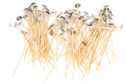 PreWaxed Wick for Soy Wax TCR15/8 120mm Pack of 100 - Default Title (WICKWAXSOY100)