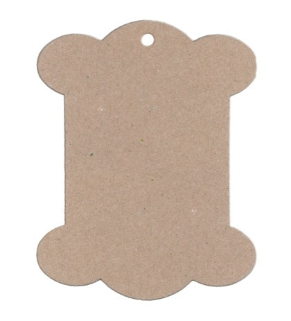 Winding Card Brown Kraft Pack of 100