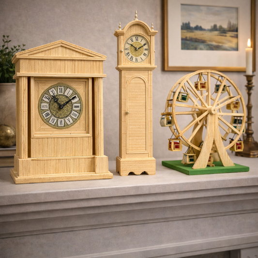 Matchstick Model Kits – Clocks & Structures