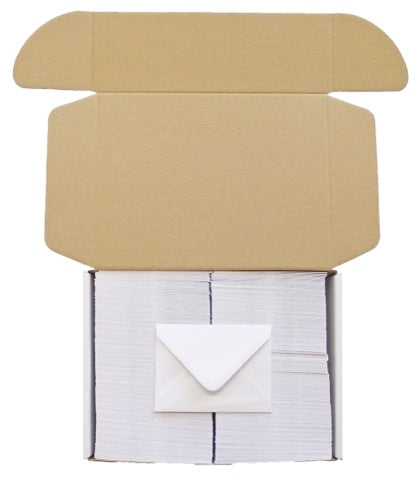Envelopes Mini WHITE Box of 500 Default