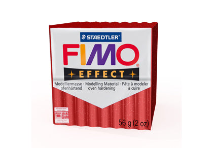 Fimo 8020-202 Effect Glitter Red 57g Default
