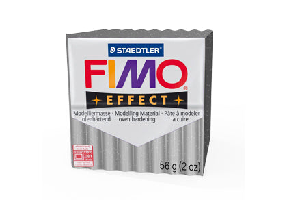 Fimo 8020-812 Effect Glitter Silver 57g Default