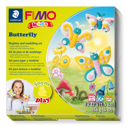 Fimo 8034-10 Kids Kit Form and Play BUTTFLY Default