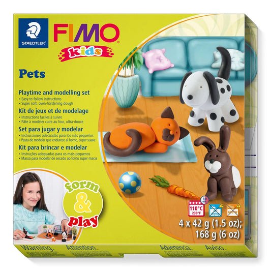 Fimo 8034-02 Kids Kit Form and Play PETS Default