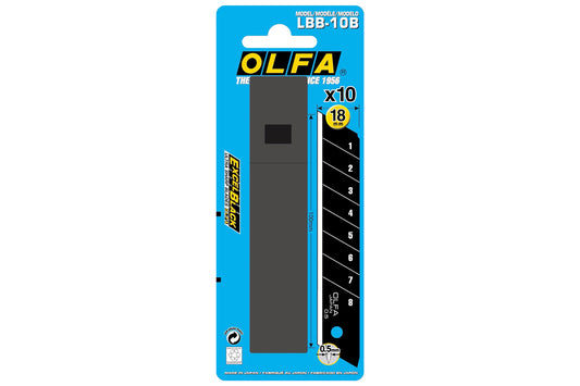 Olfa Excel Black Ultra 18mm Blade Pack of 10 Default
