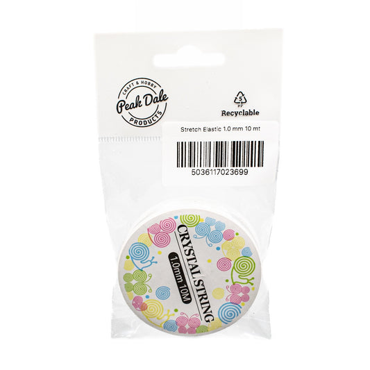 Stretch Elastic Clear 1.0mm 10 mt