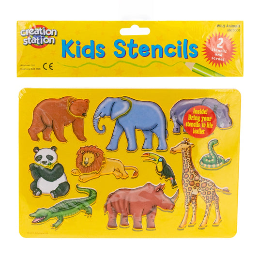 Stencils Wild Animals Set of 2