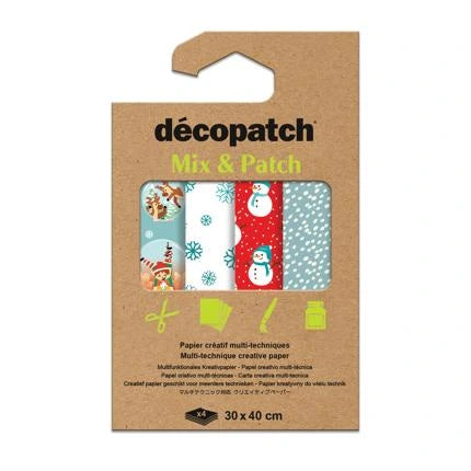 Decopatch Papers 053 Mix & Patch Pack of 4