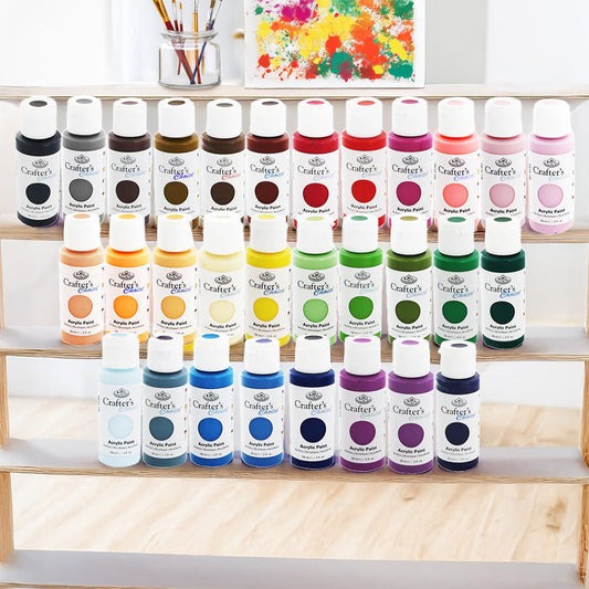 Crafters Choice Acrylic Paints 59ml– Various Colours