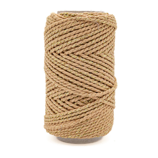 Bakers Twine GOLD/SPARKLE 20 mt - Default Title (BAKGOLSPA)