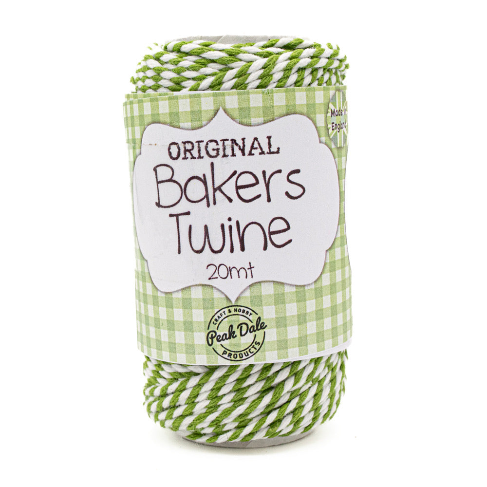 Bakers Twine LIME/WHITE 20m - Default Title (BAKLIM)