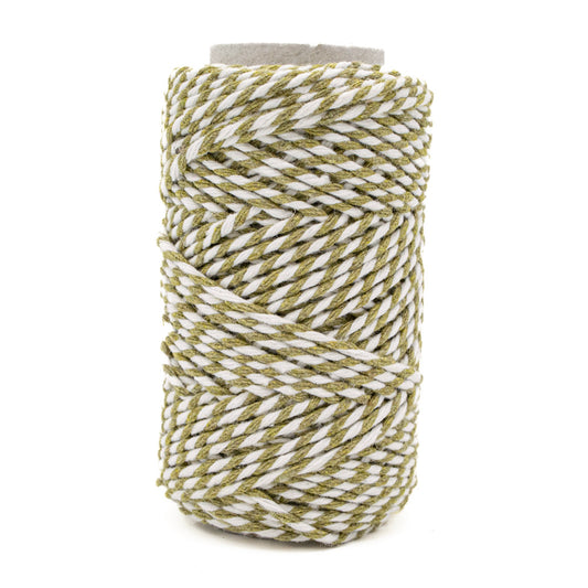 Bakers Twine OLIVE/WHITE 20 mt - Default Title (BAKOLI)