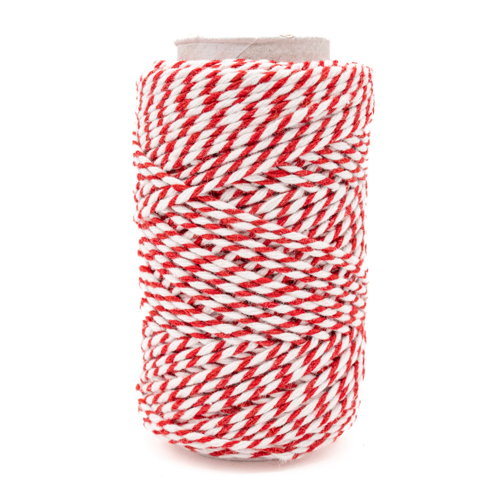 Bakers Twine RED/WHITE 20 mt - Default Title (BAKRED)