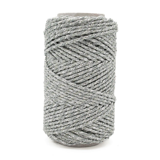 Bakers Twine SILVER/SPARKLE 20 mt - Default Title (BAKSILSPA)