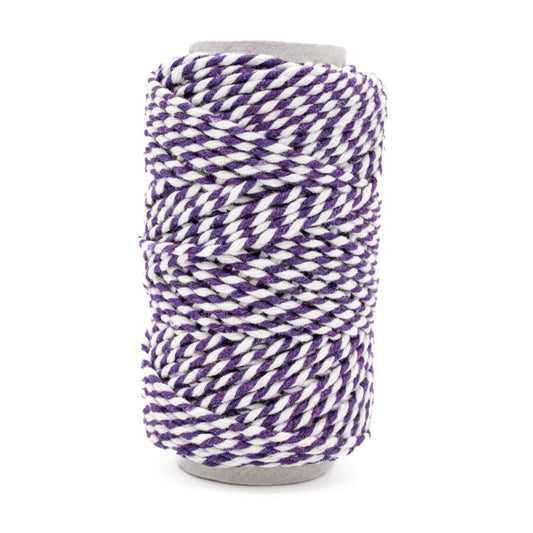 Bakers Twine VIOLET/WHITE 20mt - Default Title (BAKVIO)