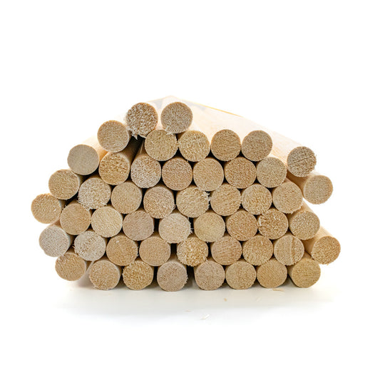 Balsa Dowel 22mm x 450mm Bulk Pack 50 - Default Title (BALSADOW22-50)