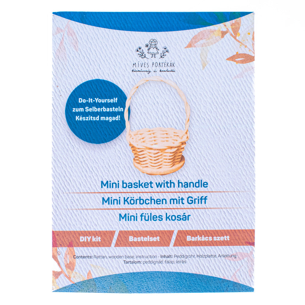 Basketry Kit Mini Basket with Handle - Default (BASKITBASMINI)