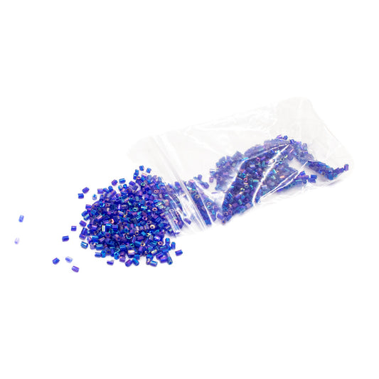 Mini Bugle Beads Iri Dark Blue - Default Title (BBMINIDKBLU)