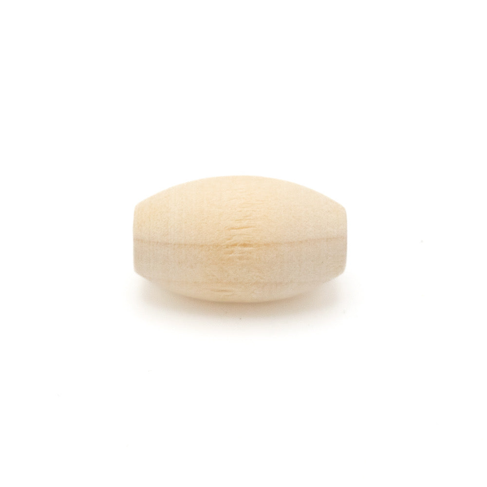 Beads Wooden Oval 20 x 12mm Pack of 10 - Default (BDWOV20X12)