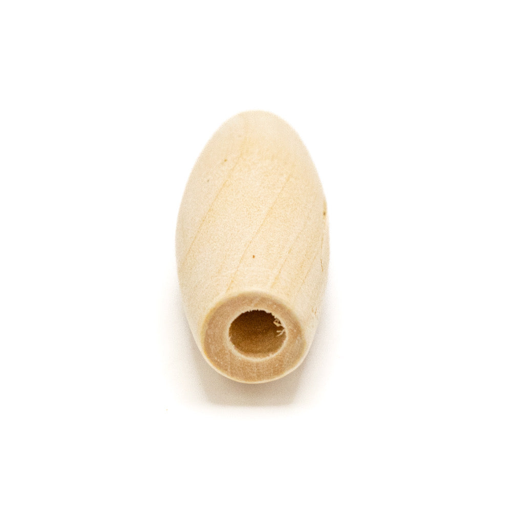 Beads Wooden Oval 45x15mm Pack of 10 - Default (BDWOV45x15)